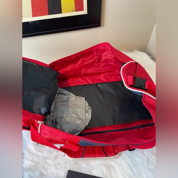 MLB Cardinals Red and Blue Duffel Bag - Picture 8 of 14